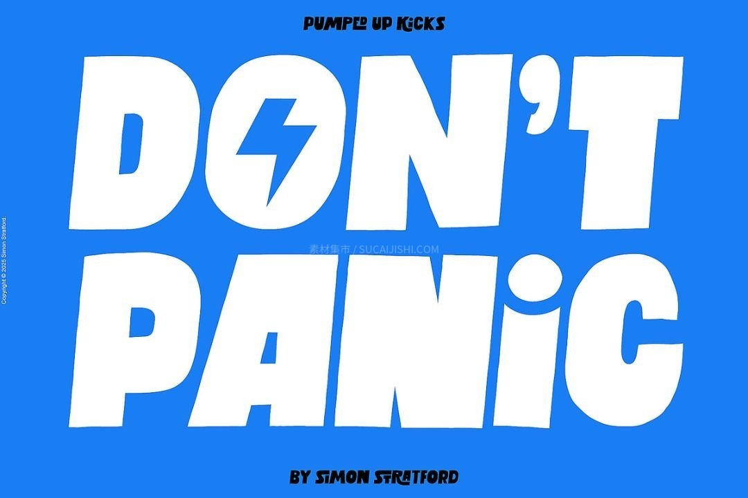 Pumped Up Kicks 趣味跳跃感现代英文字体